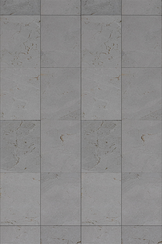 Gray vinyl rug concrete mosaic - TenStickers