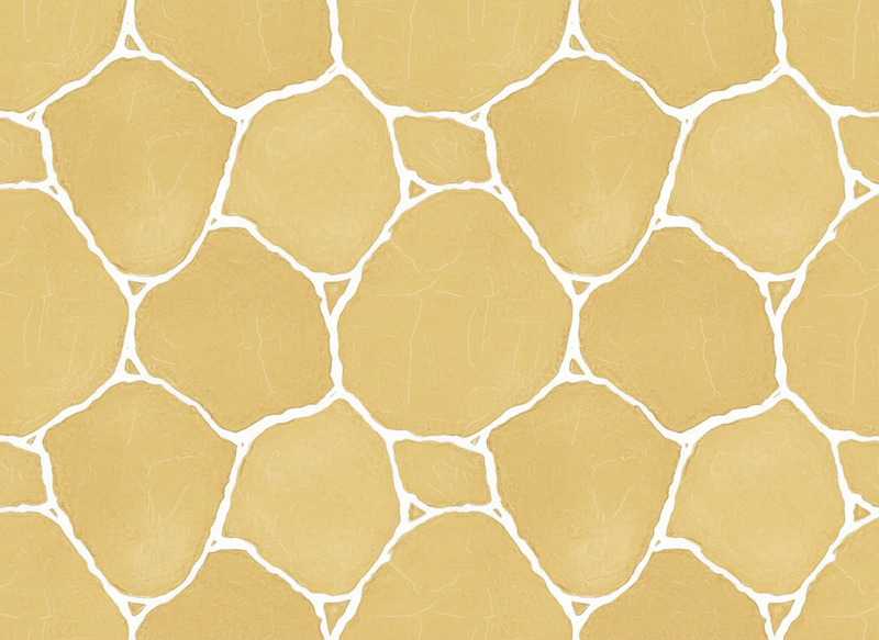 Yellow vinyl rug soft yellow plaster wrap - TenStickers