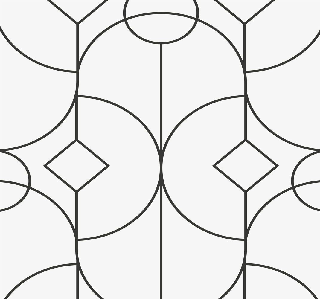 White vinyl rug with timeless elegant design - TenStickers