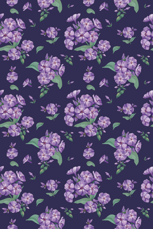 Purple vinyl rug in violet hue for stylish decor - TenStickers