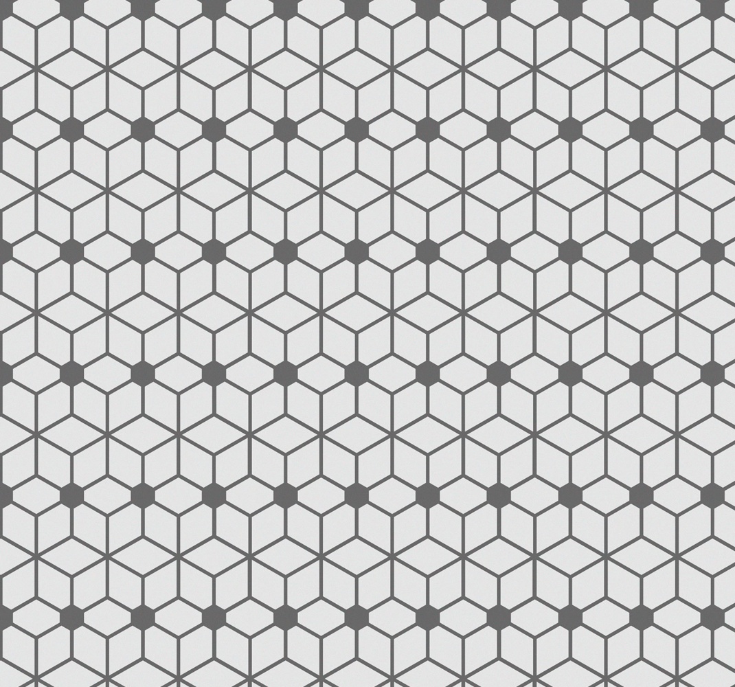 Gray mosaic outdoor vinyl rug - TenStickers