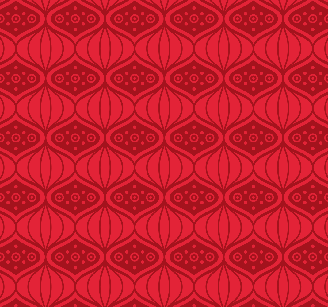 Red oriental style red vinyl rug - TenStickers