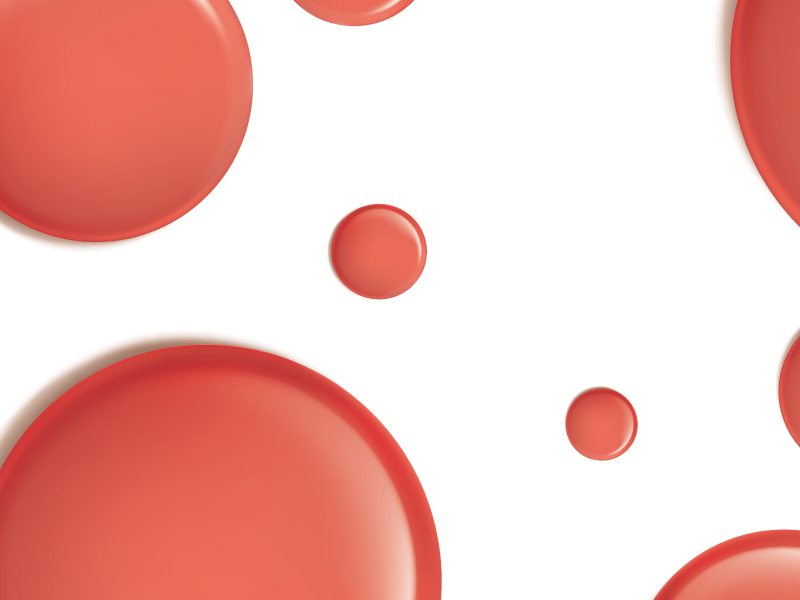 Red vinyl rug in a red circle design - TenStickers