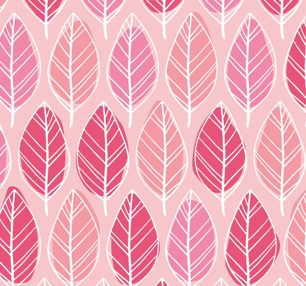 Pink vinyl rug in pink birkenwald style - TenStickers