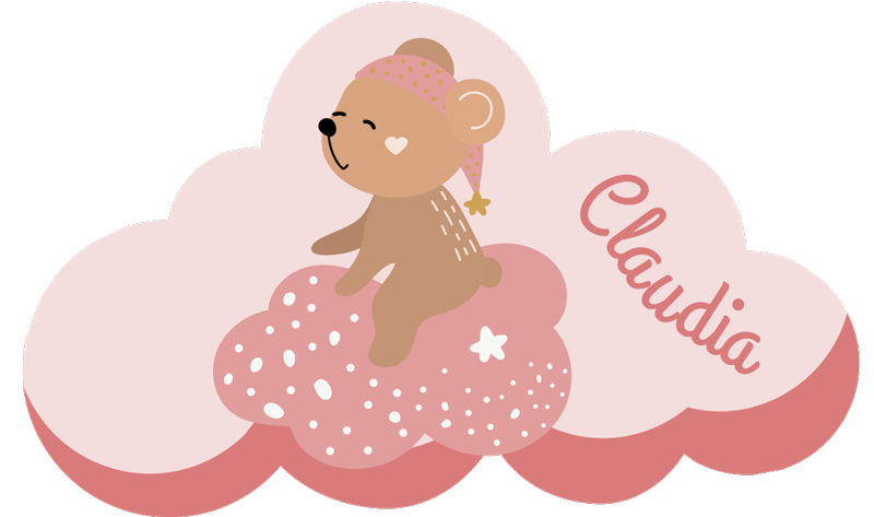 Customizable Cloud custom vinyl rug - TenStickers