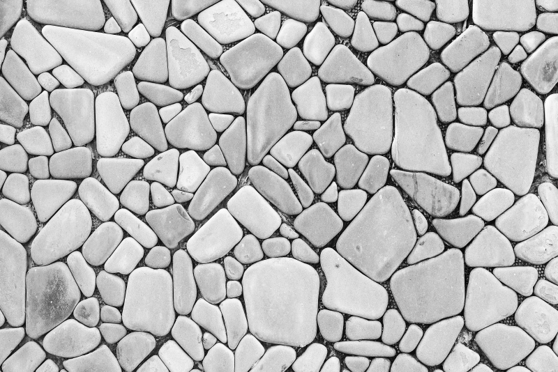 Pebble Stone Design stone effect vinyl rug - TenStickers