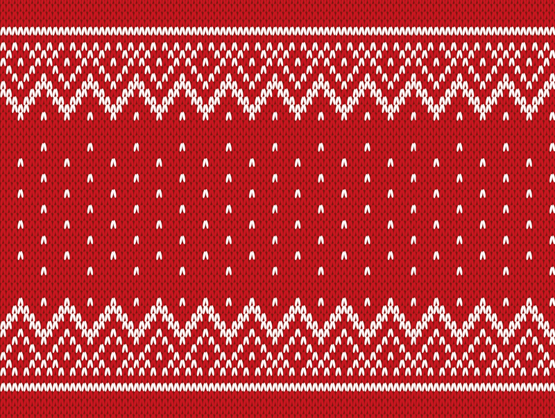 Christmas typical poattern vinyl rug - TenStickers