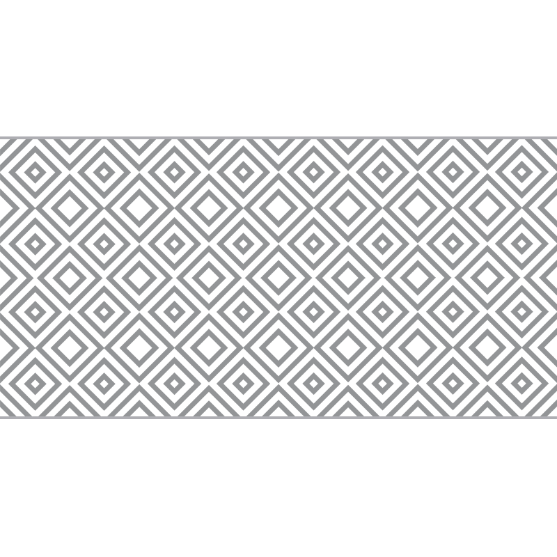 Diamond Patterned Design geometric vinyl rug - TenStickers