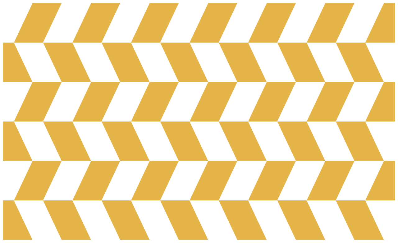 Geometric white and yellow figures vinyl rugs - TenStickers