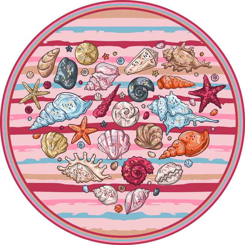 Seaside Treasures animal vinyl rug - TenStickers