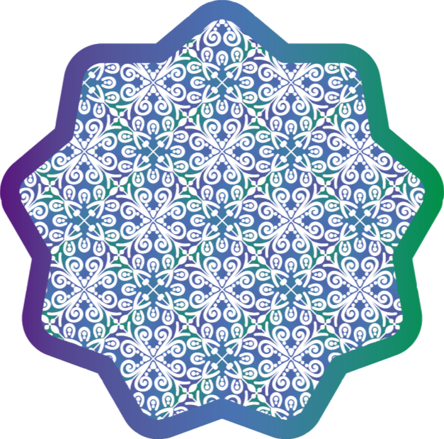 Ethnic pattern colorful ethnic rug - TenStickers