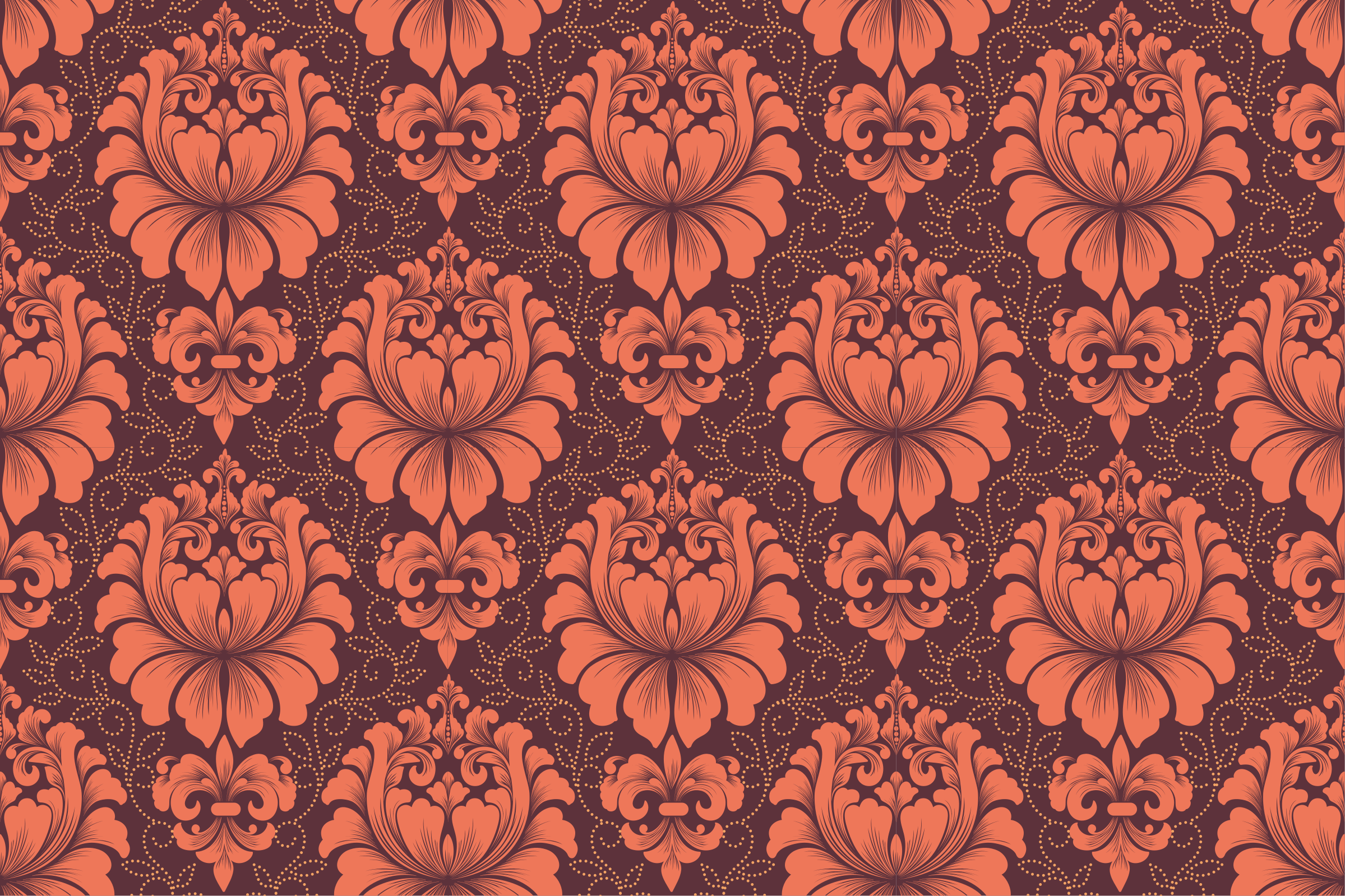 Ornate Symmetry mandala vinyl rug - TenStickers