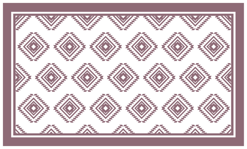 Pink Kilim Pattern ethnic rug - TenStickers