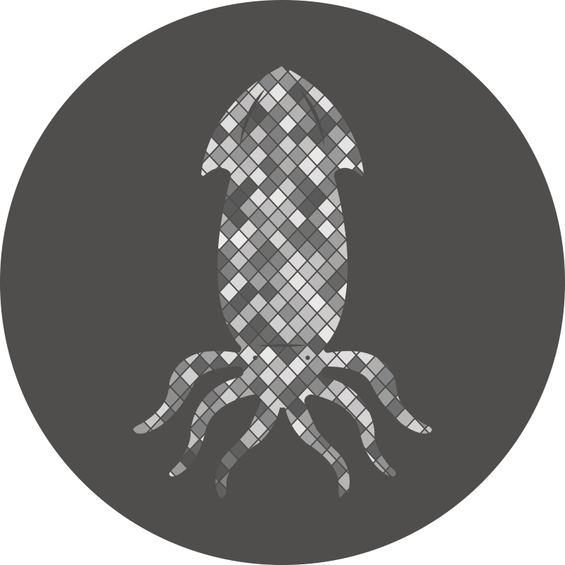 mosaïque calamar  mosaic floor tiles - TenStickers