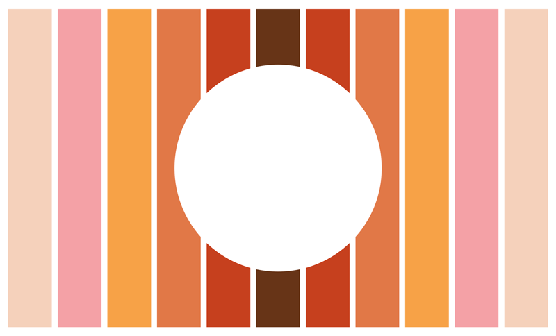 Geometric Stripes Design stripes vinyl rug - TenStickers