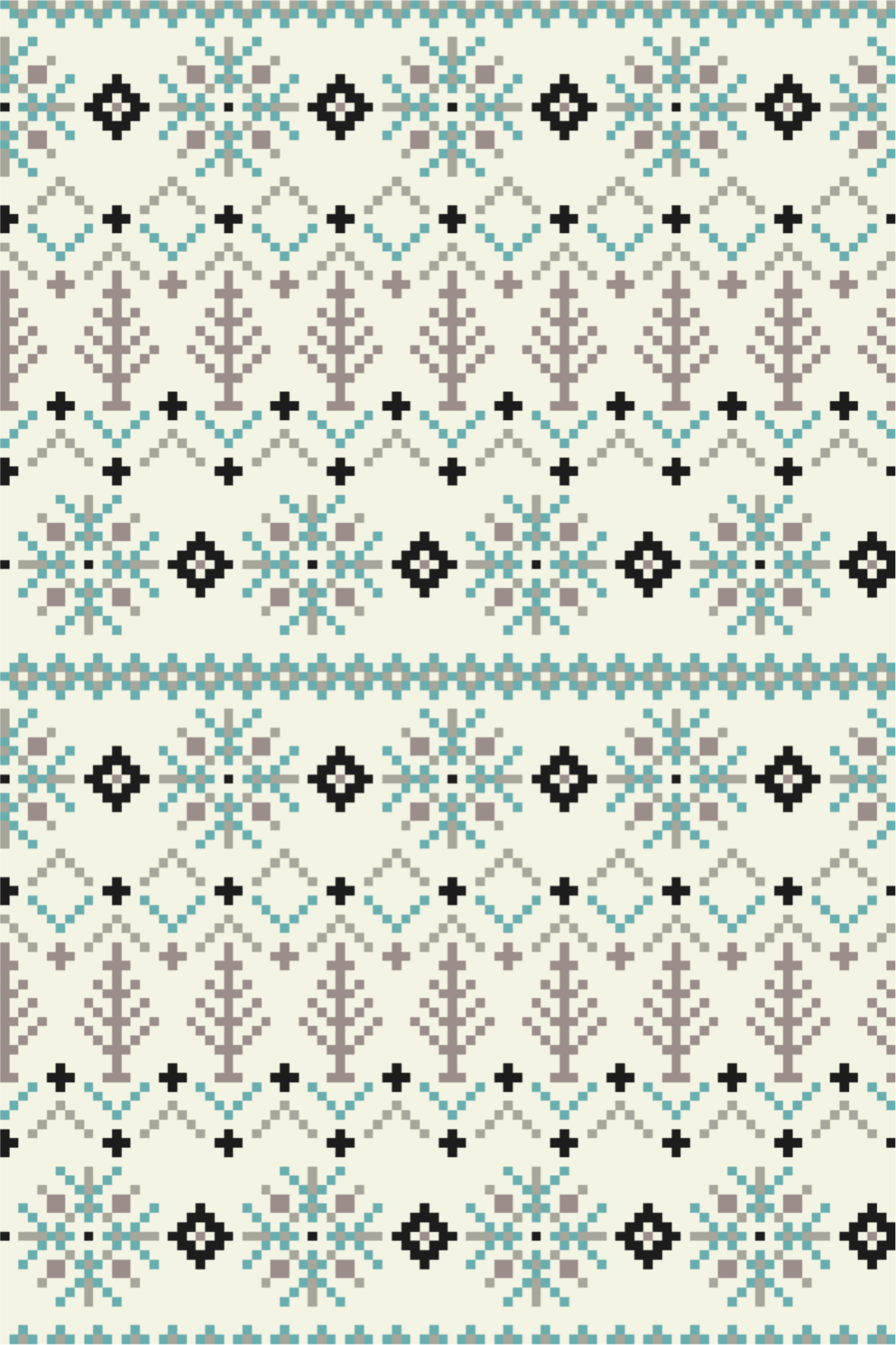 Traditional nordic design  nordic rug - TenStickers
