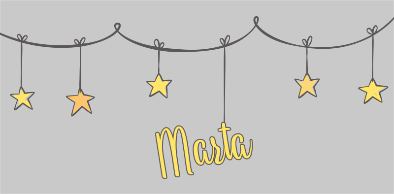 Customized Starry custom vinyl rug - TenStickers