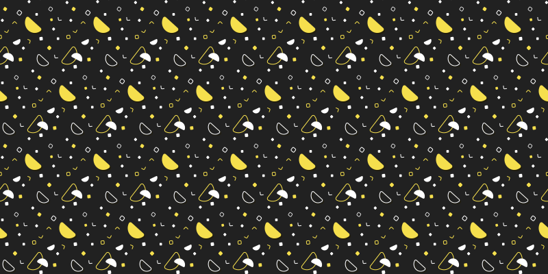 Geometric Lemon Pattern stripes vinyl rug - TenStickers