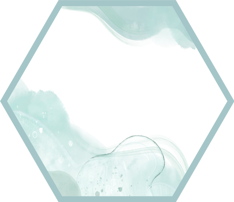 Soft Aqua Swirls minimalist vinyl rug - TenStickers