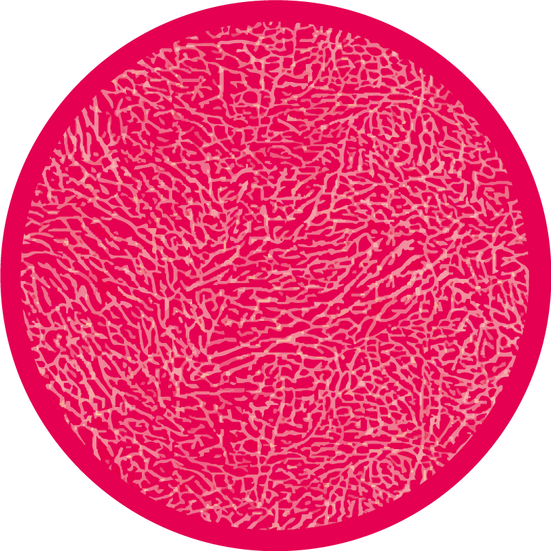 Textured vinyl rug in vivid pink design - TenStickers