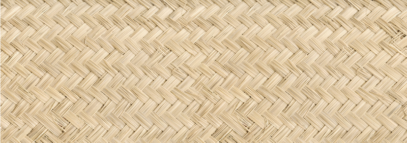Basket weave imitation wood vinyl rug - TenStickers