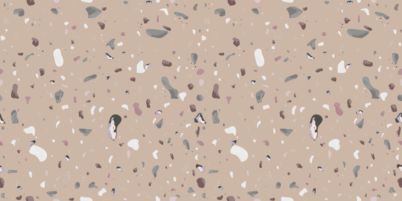 Terrazzo Influenced textured vinyl rug - TenStickers