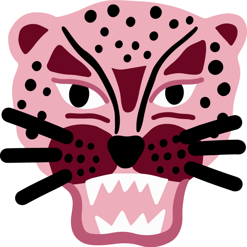 Fierce Leopard Head vinyl rug - TenStickers