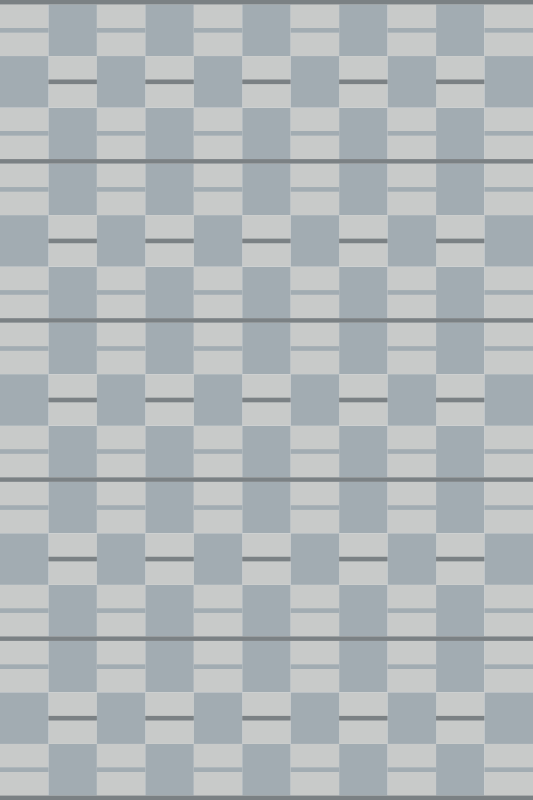 Gray patterned squares living room vinyl rug - TenStickers