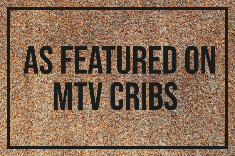 As featured on MTV cribs custom rug - TenStickers