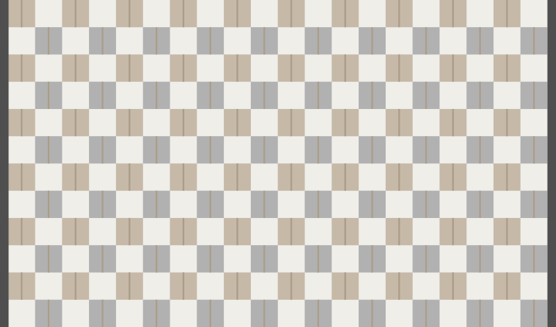 Nordic style square cream nordic vinyl rug - TenStickers