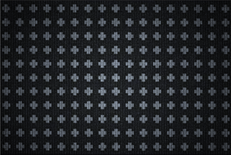 Intersecting Cross Arrangement minimalist vinyl rug - TenStickers