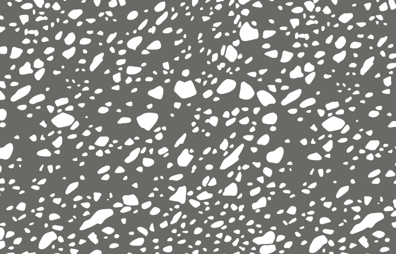 Classic gray and white terrazzo texture carpet - TenStickers