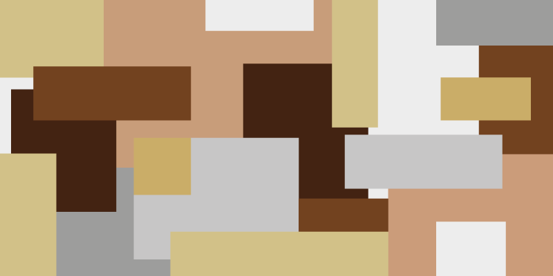 Nordic beige squares nordic vinyl rug - TenStickers