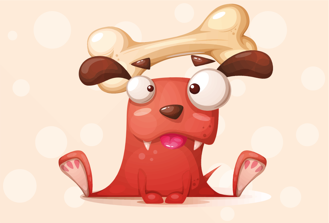 Cheerful Puppy nursery vinyl rug - TenStickers