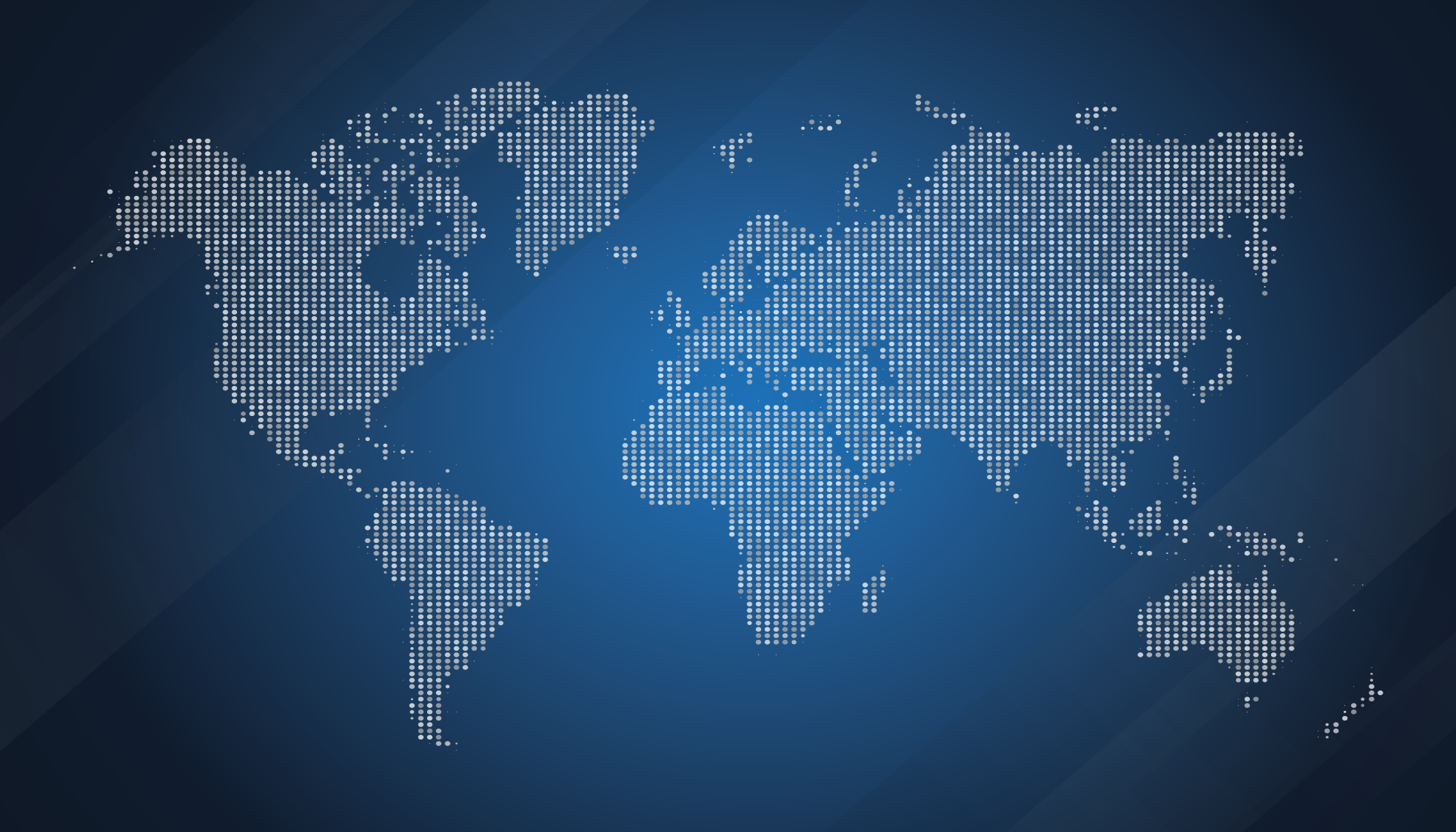 Blue graphic design world map vinyl rug - TenStickers