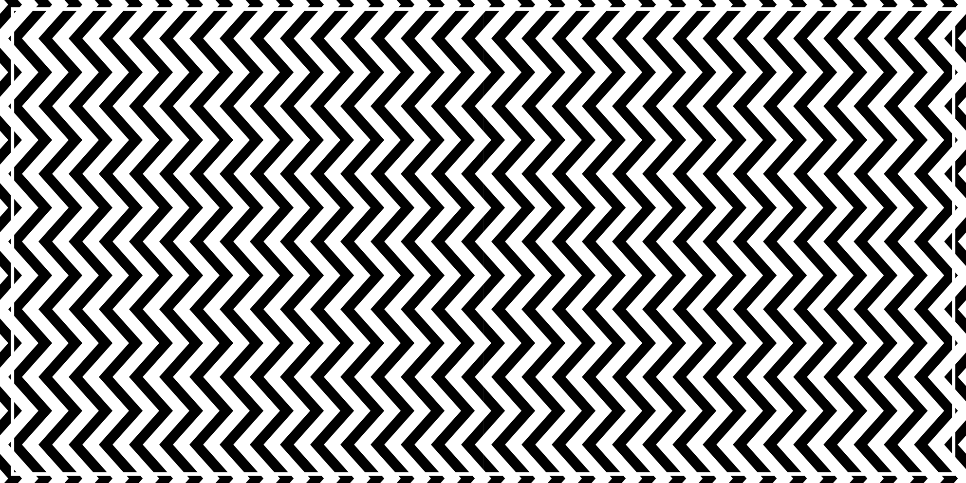 Chevron black and white geometric vinyl rug - TenStickers