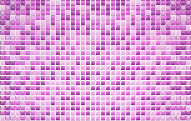 Purple shades tile kitchen floor tiles - TenStickers