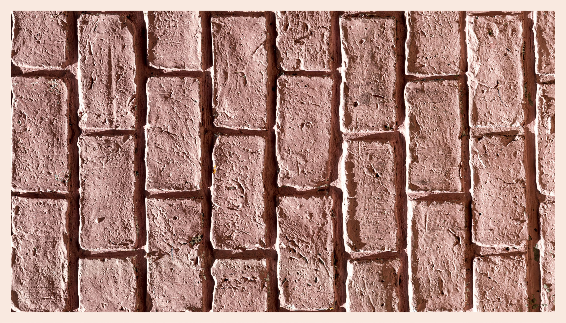 Stone effect vinyl rug rustic brick design - TenStickers