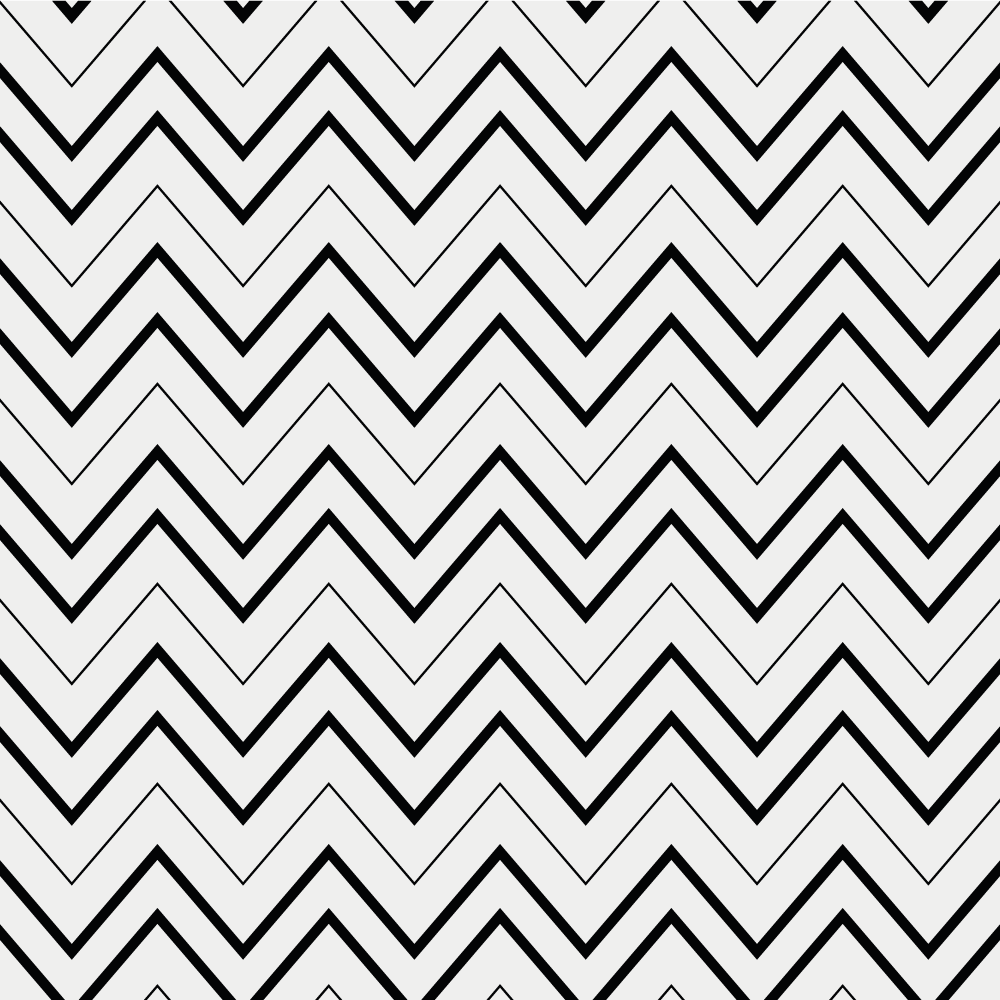 Minimalist vinyl rug in chevron pattern style - TenStickers