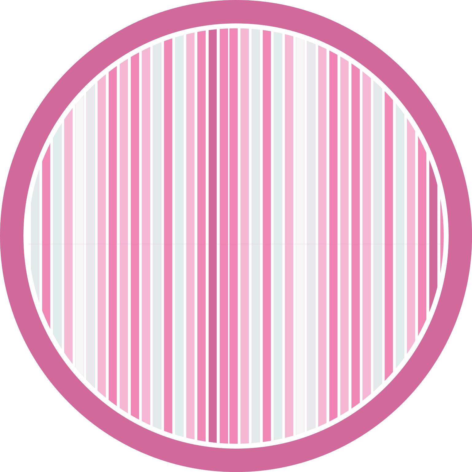 Chic Striped Style stripes vinyl rug - TenStickers