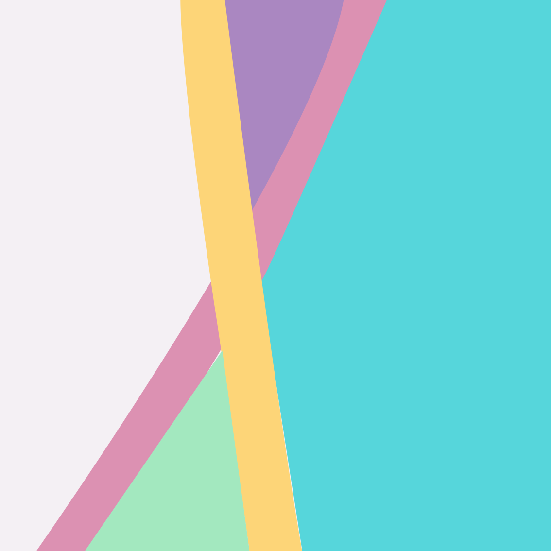 Modern vinyl rug in vibrant abstract layers - TenStickers