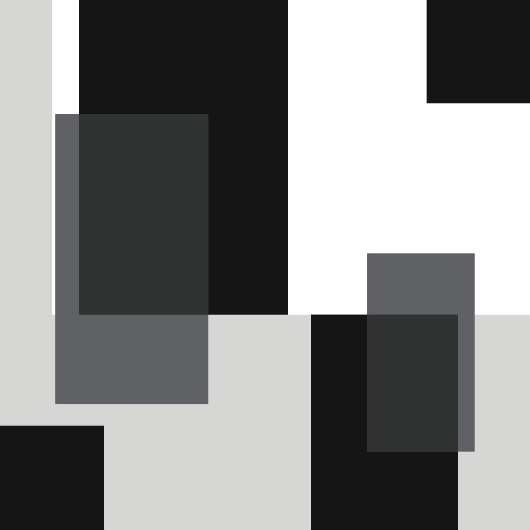 Modern vinyl rug with abstract square design - TenStickers