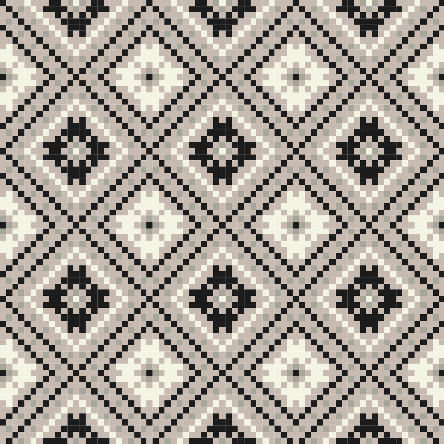 Beige rhombus nordic design ethnic rug - TenStickers