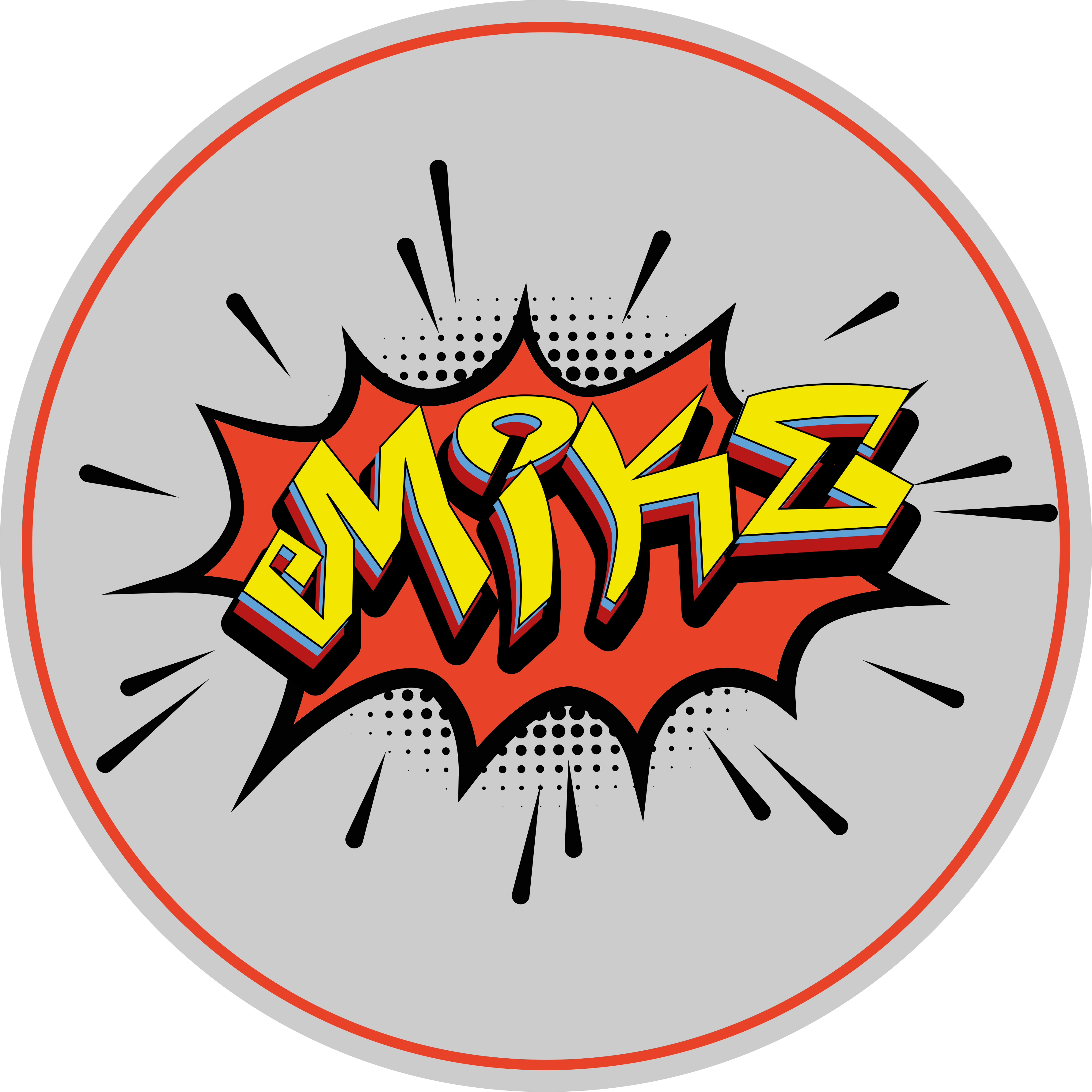 Name explosion custom vinyl rug - TenStickers