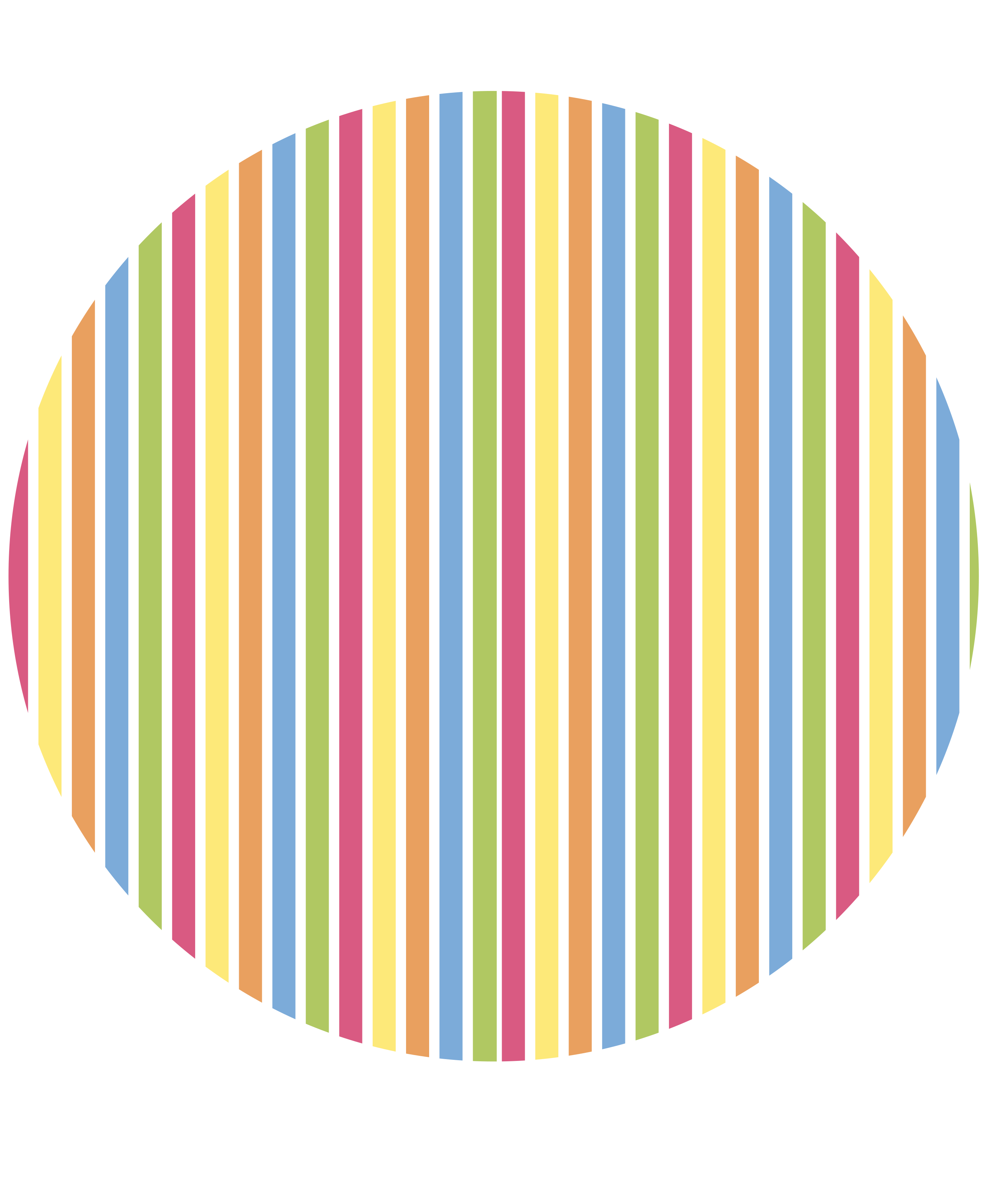 Stripes vinyl rug lively striped design - TenStickers