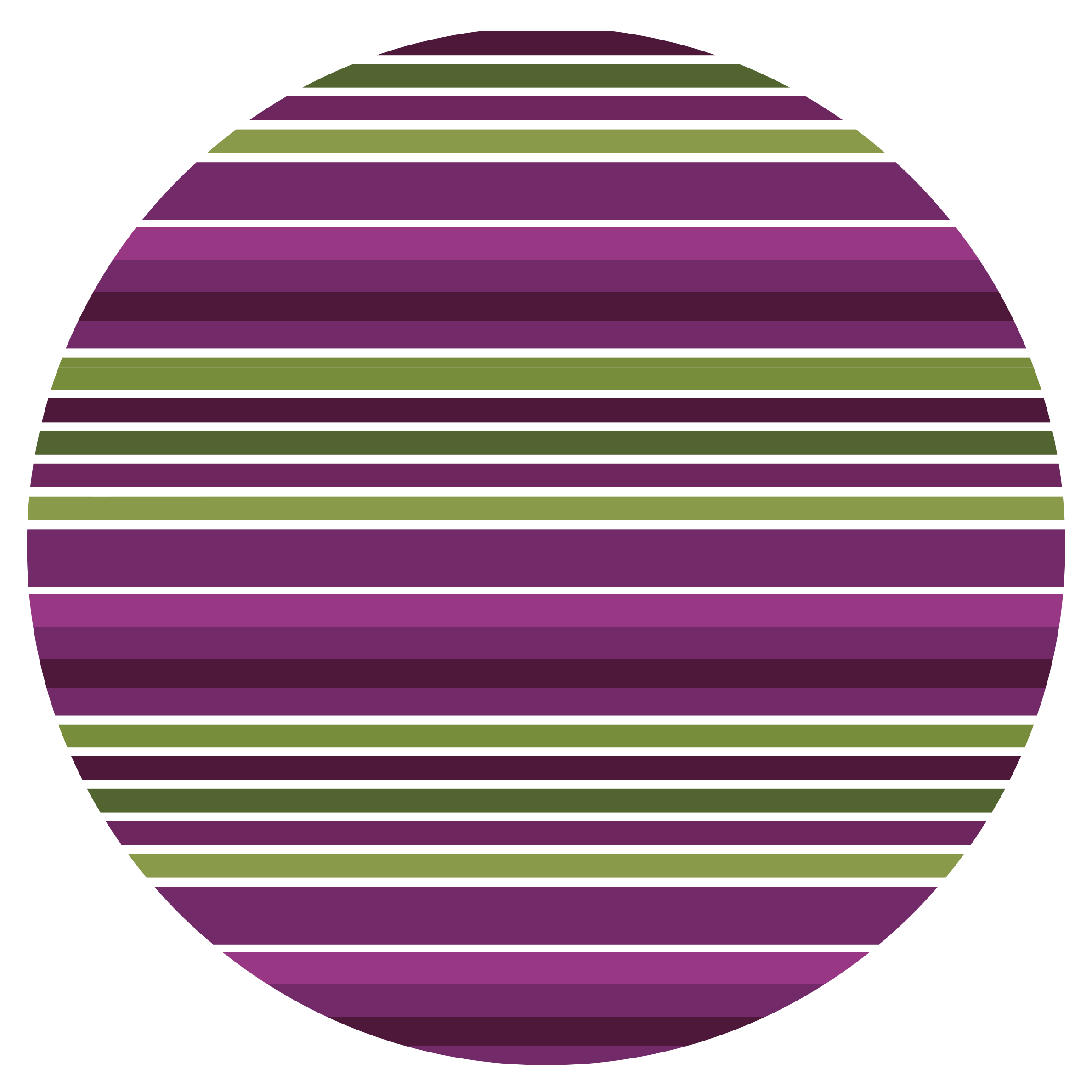 Green and purple stripes vinyl rug - TenStickers