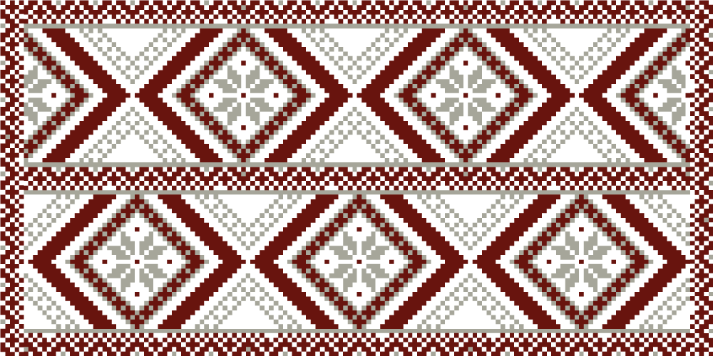 Intricate Geometric Patterns mosaic vinyl rug - TenStickers