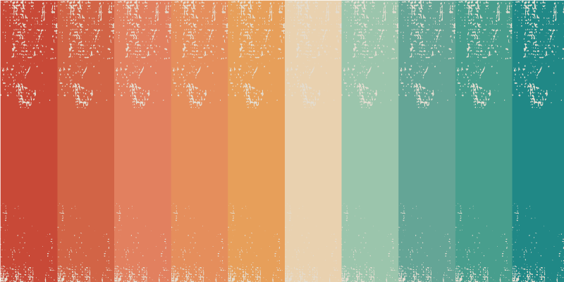 Colorful Striped Layers minimalist vinyl rug - TenStickers