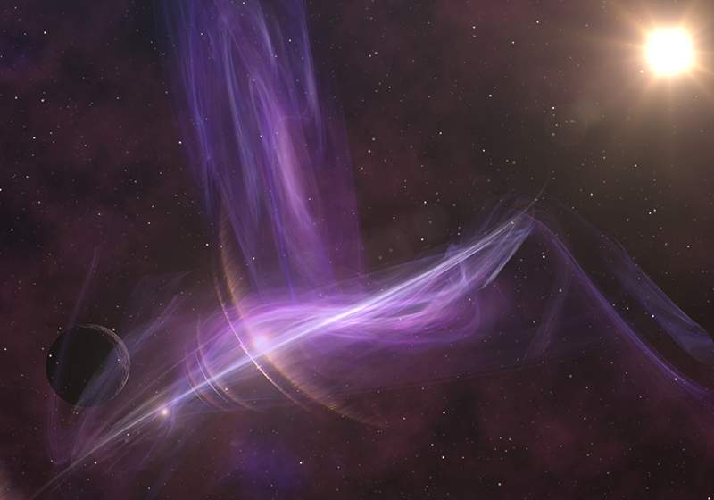 Galactic dreamscape vinyl rug - TenStickers