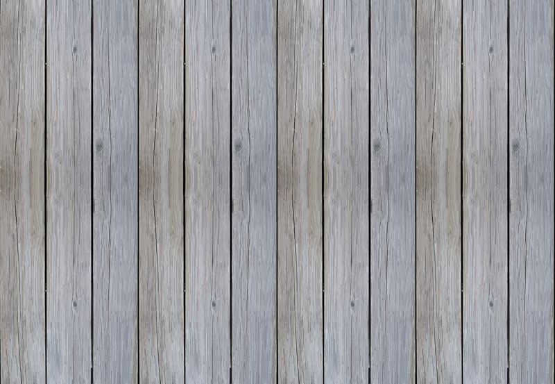 Weathered greyn planks wood vinyl rug - TenStickers